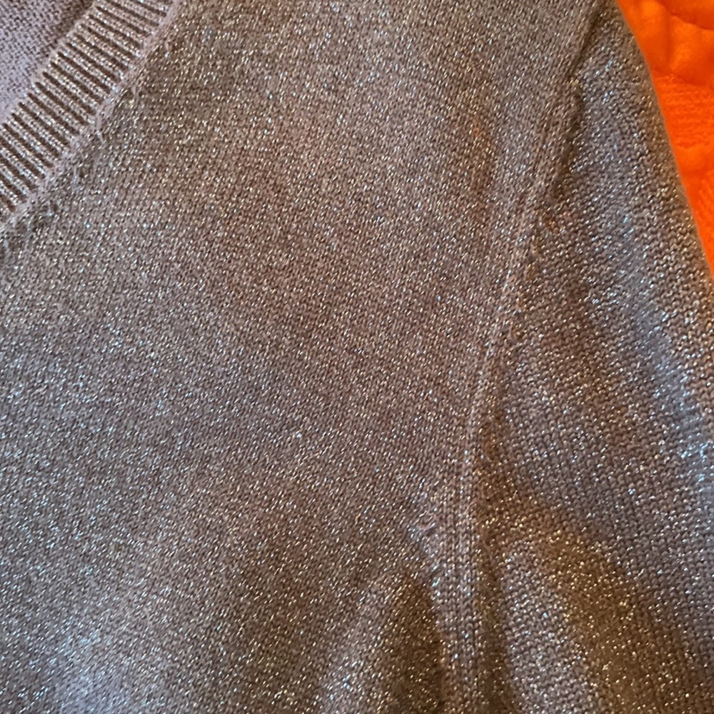 Tommy Hilfiger Womens sparkly sweater navy blue M - Picture 3 of 3